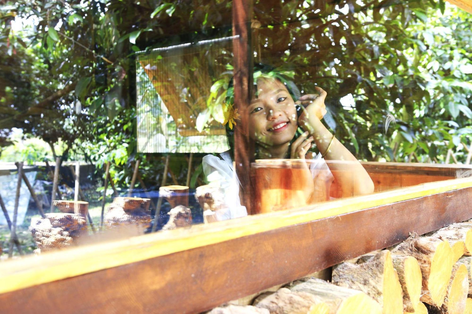 Homestay Vuon Trai Cay Nhiet Doi Vo Uu Garden Bảo Lộc Exterior foto