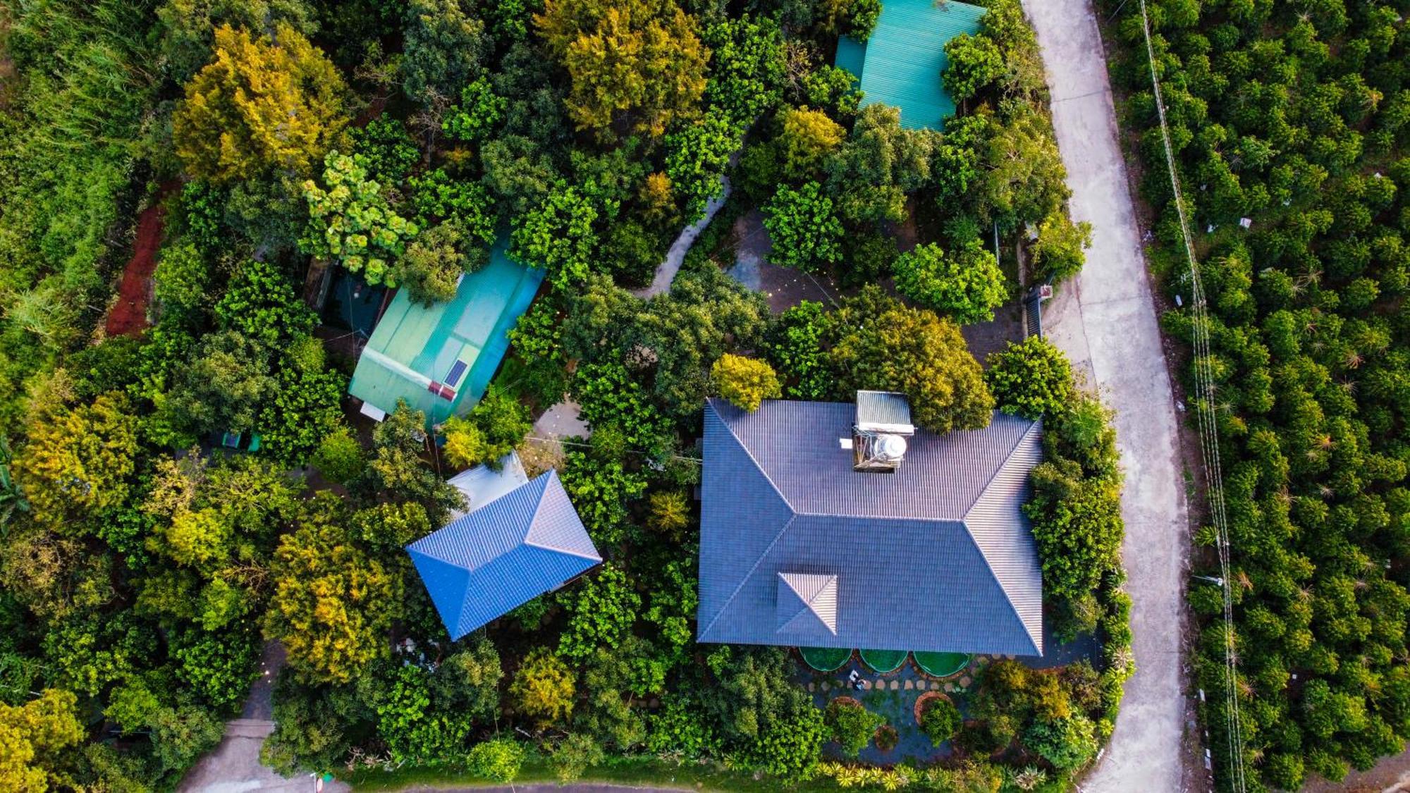Homestay Vuon Trai Cay Nhiet Doi Vo Uu Garden Bảo Lộc Exterior foto